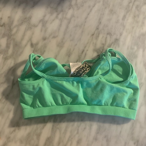 LF criss cross bandeau - lime green. Size S - Picture 3 of 3